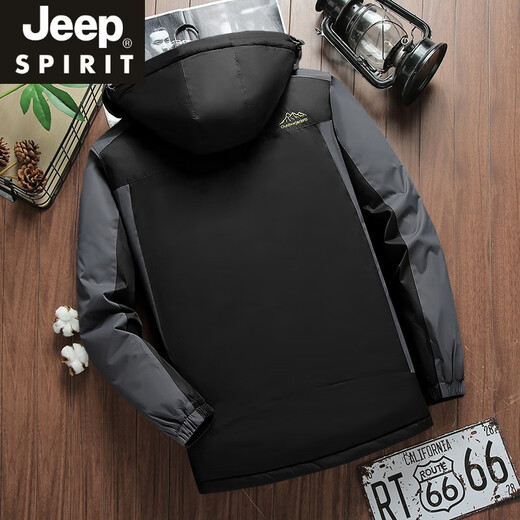 Jeep Spirit Winter d'âge moyen d'âge moyen des vêtements de coton épaissi des hommes de coton des hommes de l'âge moyen et des personnes âgées veste d'hiver de papa Military Green 838 4xl Recommandé 165--185jin [Jin est égal à 0,5 kg]