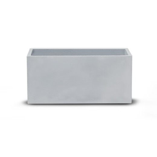 Cement flower box large rectangular flower trough manger special Nordic magnesium mud flower bed vegetable box flower pond pottery red 28*18*18cm (length*width*height)