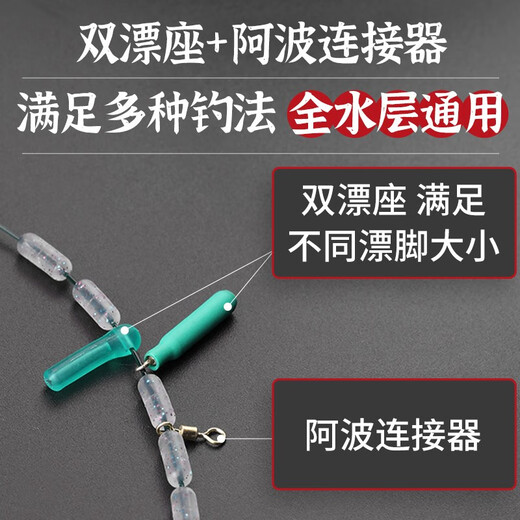 TINGPAI (TINGPAI) TINGPAI's main line group tied with finished product set Giant reinforcement accessories full set of fishing for green fish sturgeon super pulling force Three-floor seat full node reinforcement Giant line group 6.3 meters 7