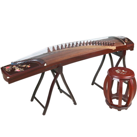 
Dunhuang brand guzheng 698 series broadleaf yellow sandalwood performance grading Guzheng Shanghai National Musical Instrument Factory 1 20698LC Early Summer Flame (full set of accessories)