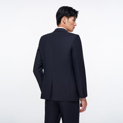 Goldlion pure wool men's bird's eye jacquard business formal suit 50A suit