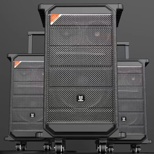 BEIDE Hongqi Outdoor Performance Ka-Song Audio Plaza Dance Audio High-Power Dreiviertel Live Broadcast Mobile Tragbare Bluetooth-Lautsprecher Subwoofer Home-Verstärker-Spieler Mikrofon BD-H1583B [15-Zoll 2024 Hongqi]