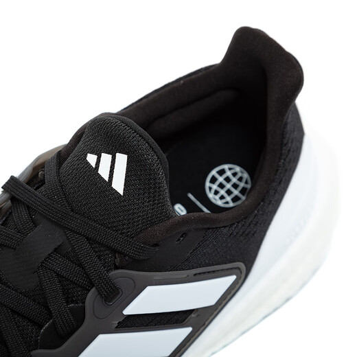 阿迪达斯 （adidas）官方舰店跑步鞋 夏季新款缓震轻便运动鞋网面透气低帮休闲鞋子男 IF4839/黑白/BOOST鞋底 40.5 (内长250mm)