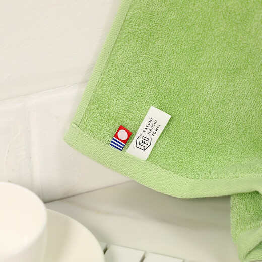 Imabari (IMABARI) JD Logistics Japan direct mail Imabari (IMABARI) towel square towel small towel pure cotton soft green towel 1 made in Japan 1