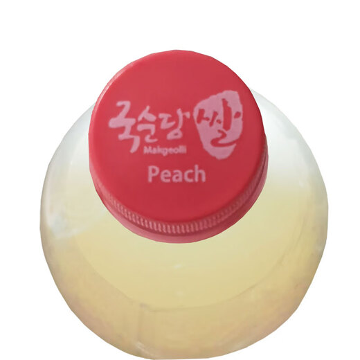 麴醇堂 水蜜桃味750mlx1瓶韩国玛克丽米酒 夏季小甜酒