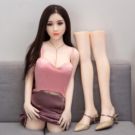 Cool people, removable half-body silicone 158 solid doll, non-inflatable imitation doll for men, big breasts, girlfriend, hair transplant, smart adult sex toys, vaginal buttocks, masturbation device, removable, hair transplant