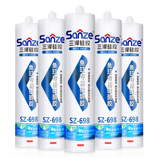 
Sanze fish tank glass glue special aquarium pool bonded and sealed quick-drying leaking and seaming leaking transparent waterproof glue [698 for large fish tanks] transparent 1/delivery tool