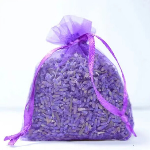 MLLIAN natural lavender dried flower sachet sachet wardrobe deodorization Dragon Boat Festival sachet portable long-lasting color lavender dried flower grains dark purple bag 5 packs