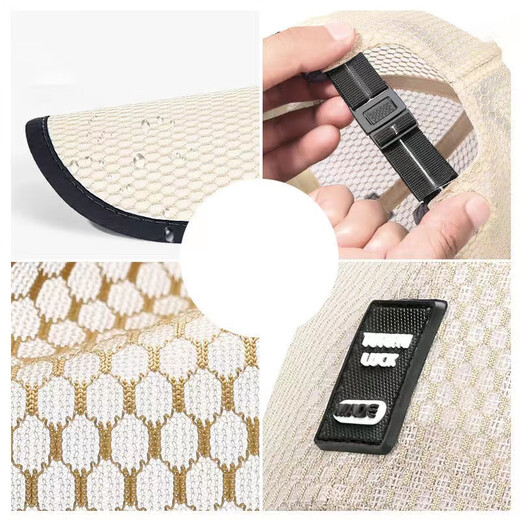 XUnliba Summer Sumhade Sunshade Net Hombres y mujeres Sombreros extendidos Marca de cuero Capucha de béisbol Simple Swrirable Sunscreen Gray Dark Grey Ajustable