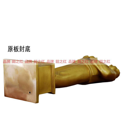 Shaozhihong A01 original model Chairman Mao bronze statue brass founding ceremony sculpture office decoration ornaments commemorative housewarming gift official small bronze statue 21 cm red cloth back cover