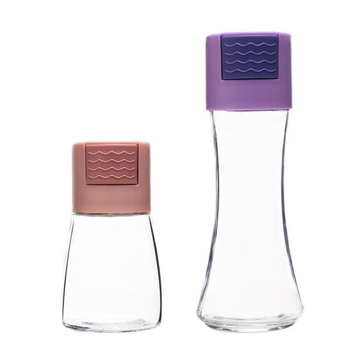 Jidaocook quantitative salt shaker home kitchen set sealed moisture-proof salt-spreading MSG seasoning jar salt-controlled bottle quantitative salt bottle 1 pack random color