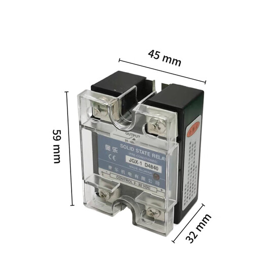 JPHZNBCHCKC单相固态继电器SSR-40DA(40A)散热器直流控交流JGX1-D4840 JGX1-D4840
