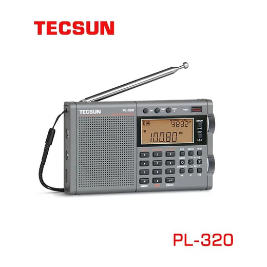 Tecsun PL-320 digital demodulation multi-band radio global band standard DSP lithium battery rechargeable timer switch standard
