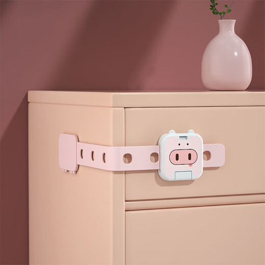 9i9 anti-baby opening drawer lock safety protection lock baby anti-pinch cabinet door sliding door lock buckle 10 pack A116