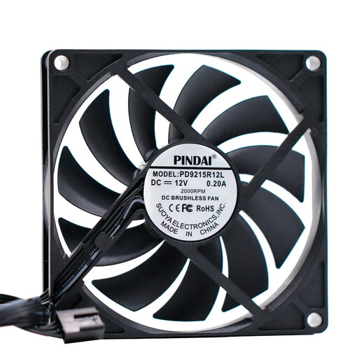 Pindai Ultra-Thin 9cm 9cm 9215PWM Управление температурой регулирование регулирования шасси ЦП Охлаждение вентилятор 12 В молчаливый объем большого воздуха 3500 об / мин материнская плата 3p+Большой 4D-график мощности.