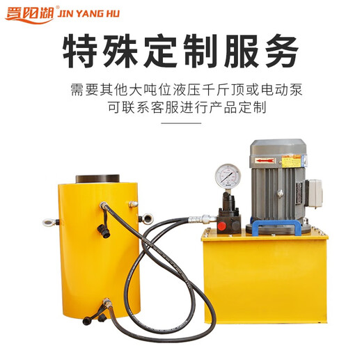 XMSJ电动液压千斤顶QF型双作用油压DYG12350吨分体同步大吨位油泵起重 特殊型号行程定制