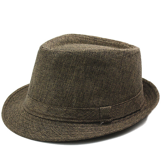
Carroden new product elderly summer linen hat summer fashion men middle-aged and elderly hat old man old man imitation piment breathable outdoor hat cool gray (large size 60cm)