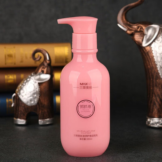 Sanrong Meisi Sanrong Meisi Collagen Curl Styling Milk Scratching Wool Curl Elastin Curly Hair Styling Artifact for Men and Women 1 Bottle (300ML)