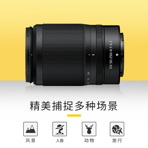 Nikon NIKKOR Z DX 50-250mm f/4.5-6.3 VR telephoto zoom lens for mirrorless cameras Nikon Z mount 62mm