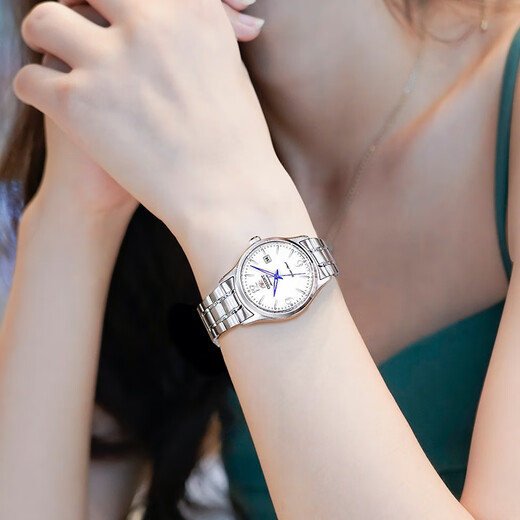 Orient Double Lion (ORIENT) watch women's fully automatic mechanical watch fashionable simple women's waterproof women's watch FNR1Q005W0