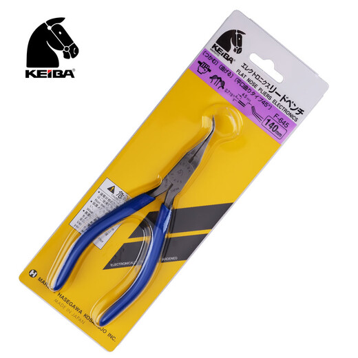 
KEIBA electronic curved nose pliers Japanese curved nose pliers original imported flat nose pliers toothless pointed nose pliers F-645 675 695 F-645