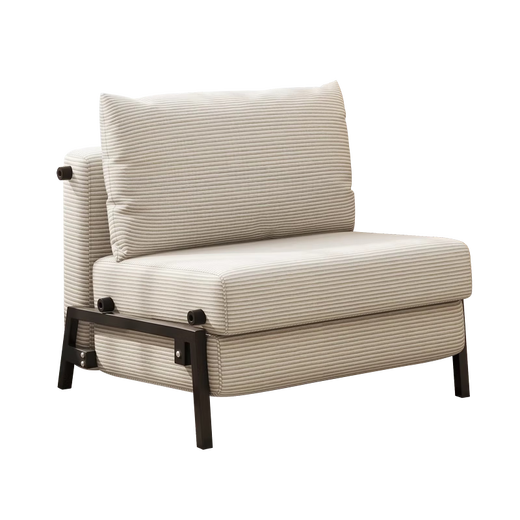 SHIVIK SVAGO SOFA LIT PLACE PLACE DUAL USEMPS 2025 Nouvelle étude de salon multifonction MODERNE Retro Counduroy Tissu petit appartement 85cm-beak [canapé-lit]