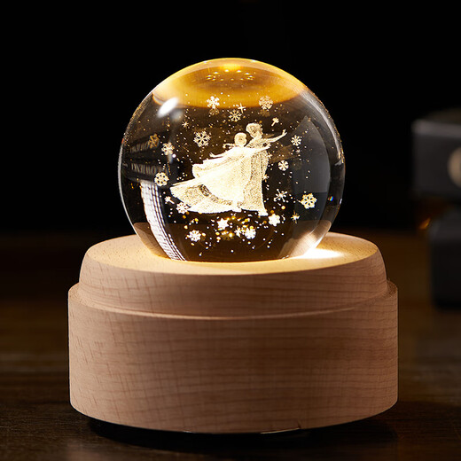 
Disney (Disney) Princess Elsa Crystal Ball Music Box Music Box Gifts for Boys and Girls Birthday Gifts for Girls and Children's Toys