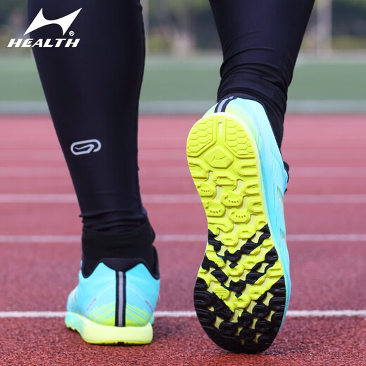 
Haiers high school entrance examination sports shoes for men and women, 1000 meters standing long jump shoes for sports training jump rope running shoes 722 water cyan [standard size] 39