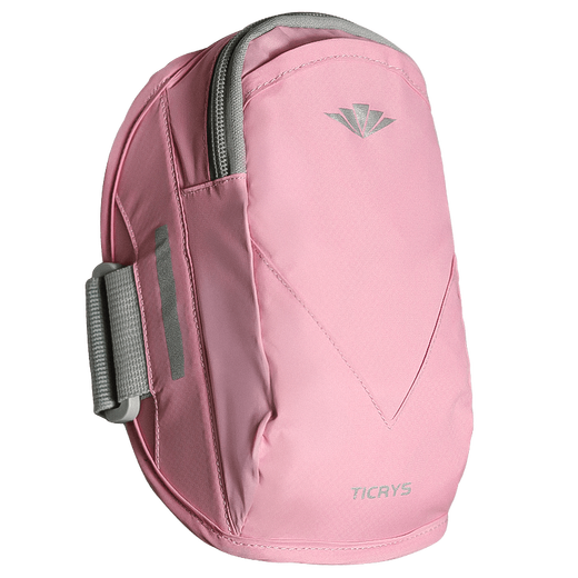 TICRYS running mobile phone arm bag women's sports arm bag men's wrist arm bag running equipment fitness mobile phone arm bag Sakura Pink L