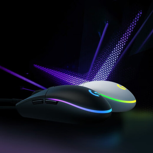 罗技（Logitech） G102 有线游戏鼠标 电竞键鼠套装 TTC轴 K845 背光有线游戏机械键盘 全尺寸 K845青轴-耿鬼+ G102黑-耿鬼防滑贴