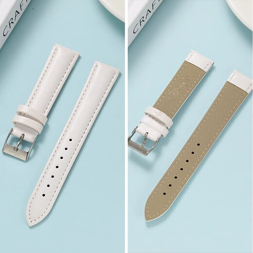 迪士尼手表表带女皮表带帆布尼龙硅胶橡胶钢表带扣男22mm20mm金属 11162表带黑色 【16mm】