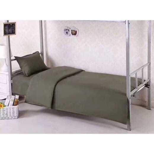 Huashenshen mattress cover zipper style student dormitory mattress cover mattress cover dust cover without mattress core all-inclusive bed military green 100x200
