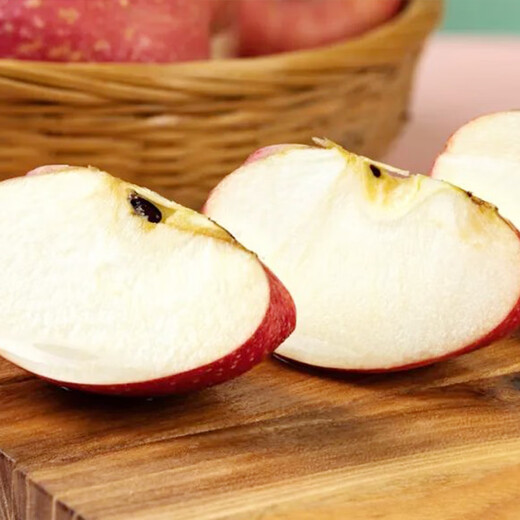 Jingxian Sheng Yantai Red Fuji Apple net weight 4.2jin [Jin is equal to 0.5 kg] single fruit 160-190g fresh fruit