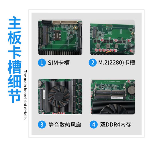 
Bicontrol I5-1135G7 firewall soft routing motherboard BKHD-1449NP-20 six network card 226 2-slot dual channel 7505 embedded multi-network card industrial control machine development board BKHD-1449NP-2020x21cm motherboard I7-1165G7 motherboard six
