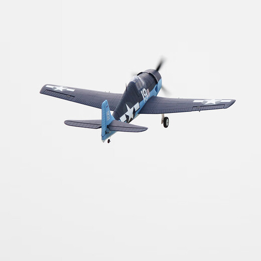 Aeronave de la Segunda Guerra Mundial Aeronave fijo Control remoto Control eléctrico Aeronave de la Segunda Guerra Mundial F6F Hellcat 1.27 metros EPO Como la máquina real, toda la máquina está volando en negro y azul