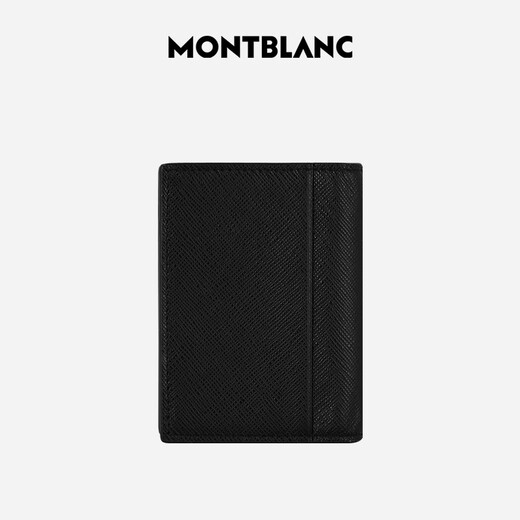 Montblanc MONTBLANC Men's Craftsmanship Series 4 Card Slots Black Card Holder 130322 Men's Gift