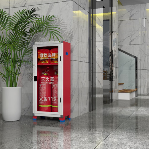 Nanxin Jingcang Suda fire extinguisher gas mask box 4x2+2 thickened portable fire extinguisher box 4kg box fire equipment