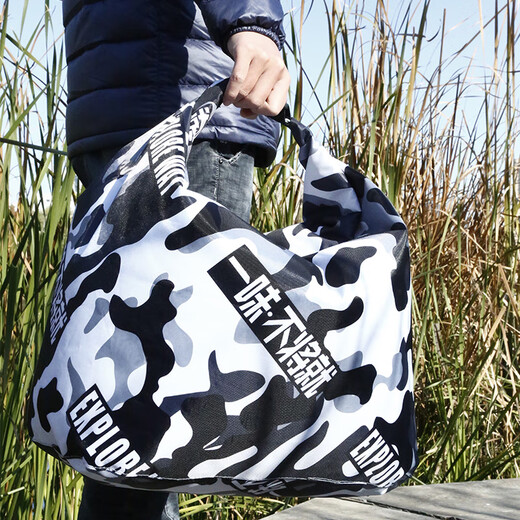 Yiyi Huashi live fish bag thickened wear-resistant portable fishing folding fish bag catch fish bag fishing supplies medium size 75cmX75cm without oxygen hole