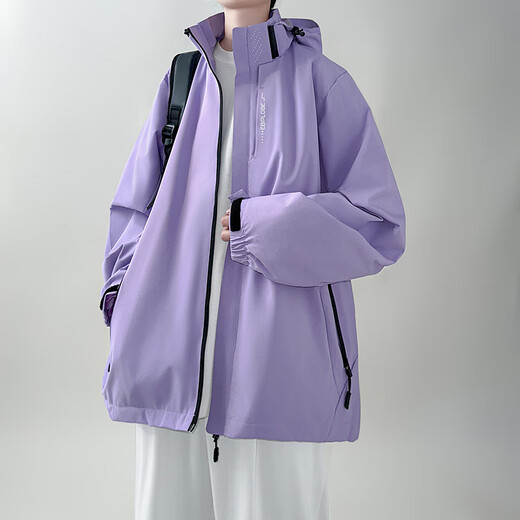 Du Xiaoxian Assault Jacket Men's Spring and Autumn New Mountaineering Clothes Outdoor Trendy Brand Three-in-One American Velvet Thickened Jacket JK81 Off-White XL Recommended 115-130Jin Jin equals 0.5 kg