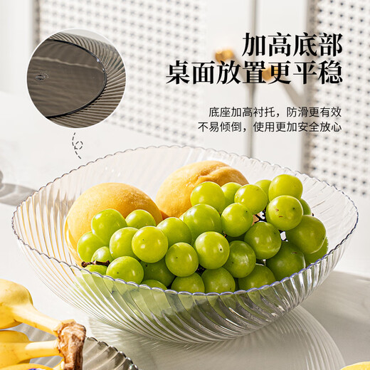 CAIZHI Fruit Plate Home Living Room Candy Nut Snacks Dried Fruit Storage Ming Fruit Plate Two Pack CZ6903