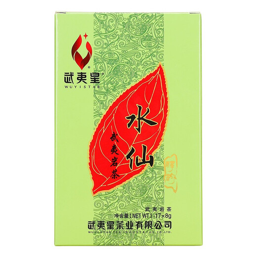 武夷星乌龙茶醇韵武夷岩茶水仙醇香一级136g中火盒装茶叶节日送礼自饮