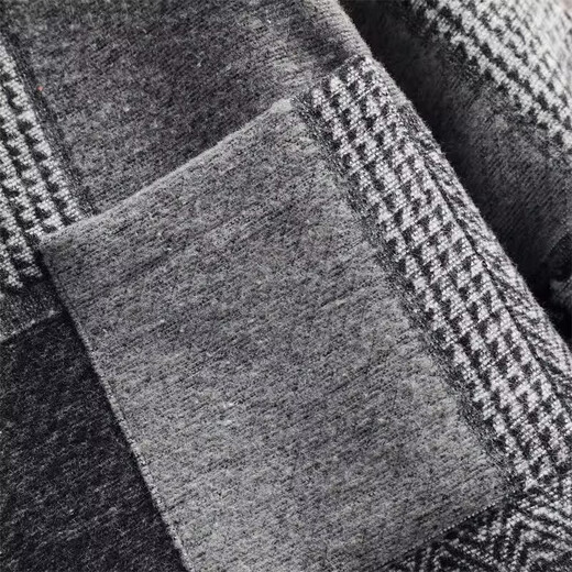 Kuraishi Kazuki trendy brand 2026 autumn and winter lapel woolen jacket men's thickened high-end light luxury casual plaid jacket brown 2XL