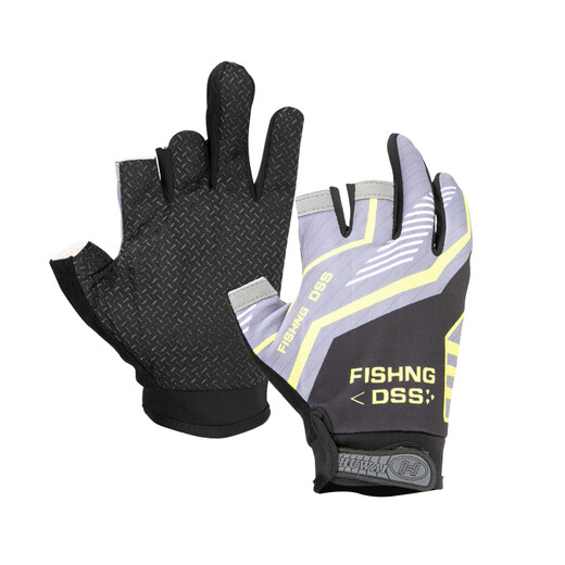 Comero Comerre Guantes de pesca de cuatro estaciones Protección de sol seco y seco Anti-Slip Fishing Luya Guantes de conducción al aire libre resistente
