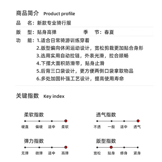ROGTYO自行车骑行服夏季短袖骑行背带短裤速干排湿轻盈骑行穿戴装备 黑色短袖上衣 L