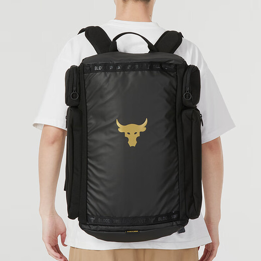 安德玛（Under Armour）男包女包背包 2025夏季新款运动包户外锻炼健身包潮流休闲双肩包 1376459-002 OSFM