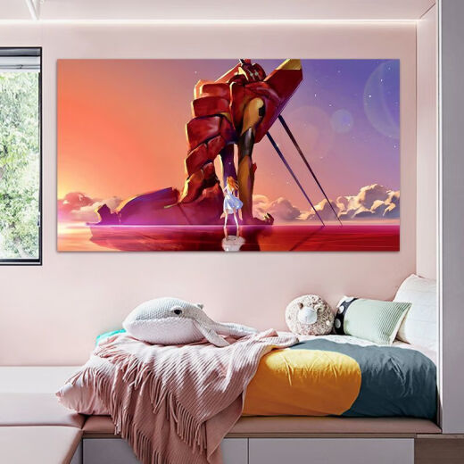 Carloland New Age Evangelion End Animation Poster Eva Asuka Aya Ri Door Bedroom Statter Wall Fy (PP) 1047 Ancho 100 cm-altura 60 cm