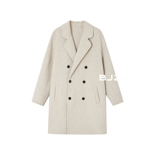 Earl Dow [Clearing] Wolle doppelseitig Tweed Coat Herren mitten in 2024 Herbst und Winter neu