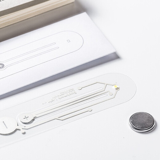 Douyin's same style LED bookmark lamp, cute little fresh student girl creative black technology dormitory reading night light reading lamp graduation gift for classmates night reading lamp stationery supplies transparent night light bookmark