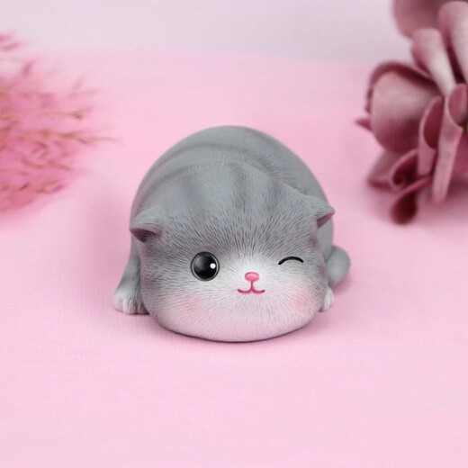 [Qu meisi] Geburtstagsgeschenk Katze Nika kleine Ornamente Mädchen-Herz niedlich