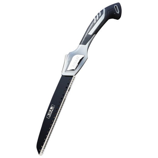 Tree saw hand saw woodworking fast folding saw wood artifact logging knife saw small 400mm SK5 high speed steel 3-sided precision grinding teeth + laser quenching +